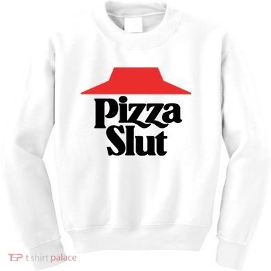 Pizza Slut Pizza Lover Kids Sweatshirt
