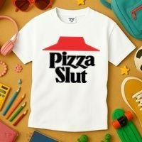 Pizza Slut Pizza Lover Kids T-Shirt thumb 3