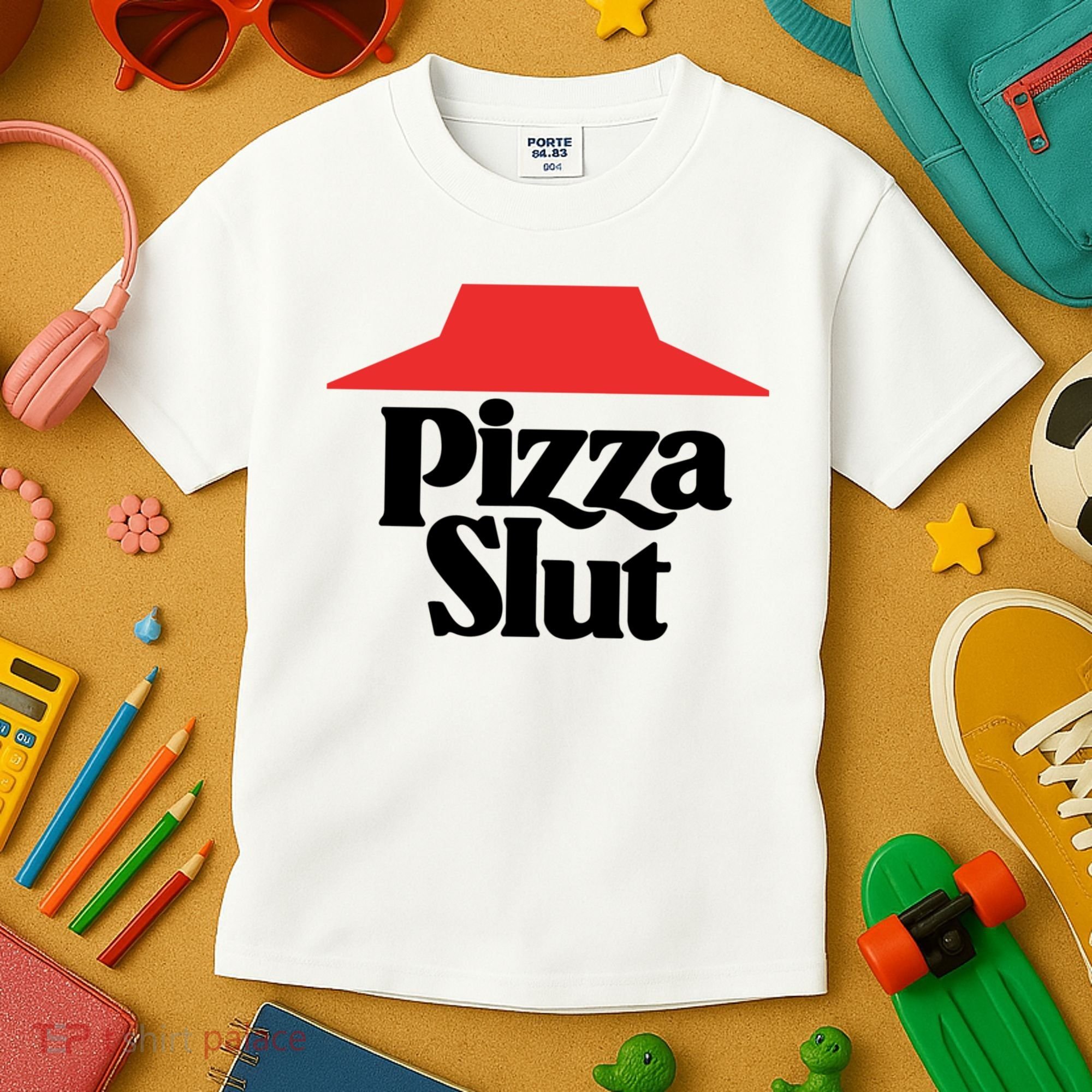 Pizza Slut Pizza Lover Kids T-Shirt