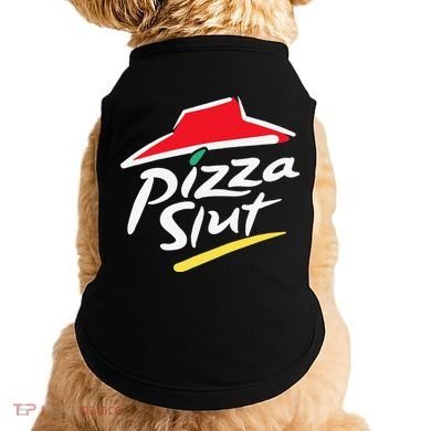 Pizza Slut Pepperoni Cheese Slice Doggie Tank