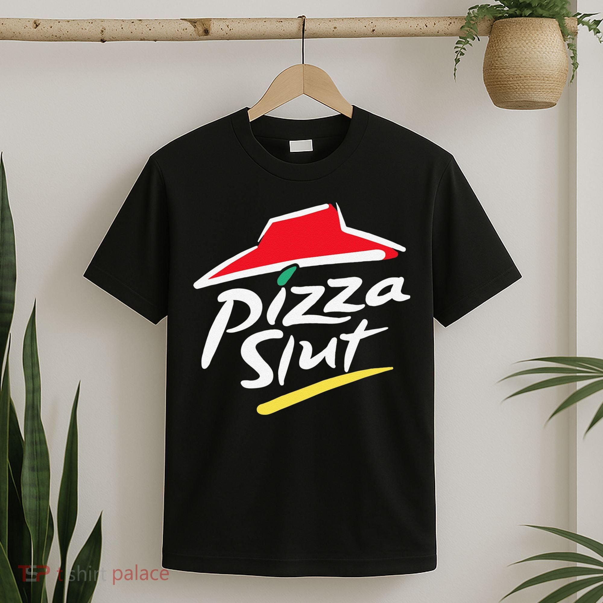 Pizza Slut Pepperoni Cheese Slice T-Shirt
