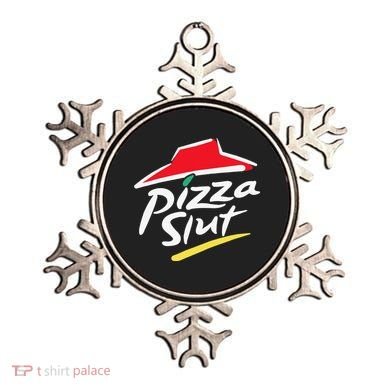 Pizza Slut Pepperoni Cheese Slice Ornament
