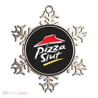 Pizza Slut Pepperoni Cheese Slice Ornament thumb 0