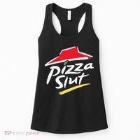 Pizza Slut Pepperoni Cheese Slice Women's Tank Top thumb 0