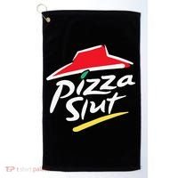 Pizza Slut Pepperoni Cheese Slice Golf Towel thumb 0