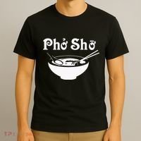 Pho Sho Present Foodie Soup Vietnamese Viet Asian Food Bow T-Shirt thumb 3