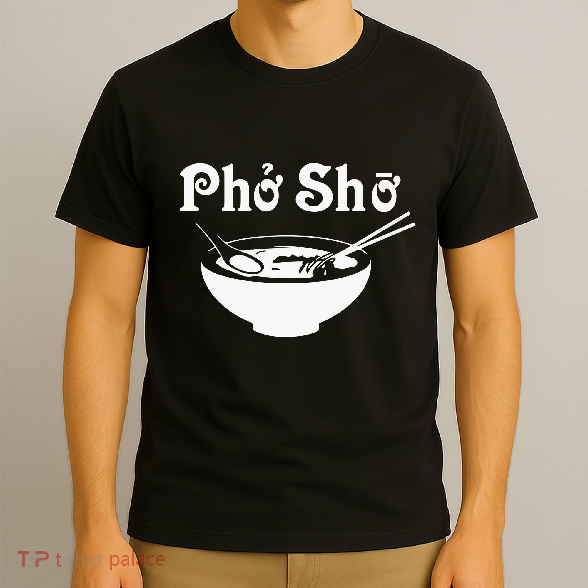 Pho Sho Present Foodie Soup Vietnamese Viet Asian Food Bow T-Shirt
