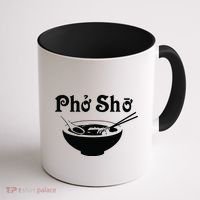 Pho Sho Present Foodie Soup Vietnamese Viet Asian Food Bow Coffee Mug thumb 1