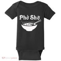 Pho Sho Present Foodie Soup Vietnamese Viet Asian Food Bow Baby Bodysuit thumb 0