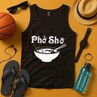 Pho Sho Present Foodie Soup Vietnamese Viet Asian Food Bow Tank Top thumb 4
