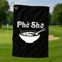 Pho Sho Present Foodie Soup Vietnamese Viet Asian Food Bow Golf Towel thumb 1
