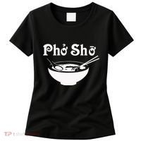 Pho Sho Present Foodie Soup Vietnamese Viet Asian Food Bow Women's T-Shirt thumb 0
