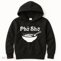 Pho Sho Present Foodie Soup Vietnamese Viet Asian Food Bow Kids Hoodie thumb 0