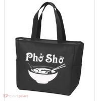 Pho Sho Present Foodie Soup Vietnamese Viet Asian Food Bow Tote Bag thumb 3