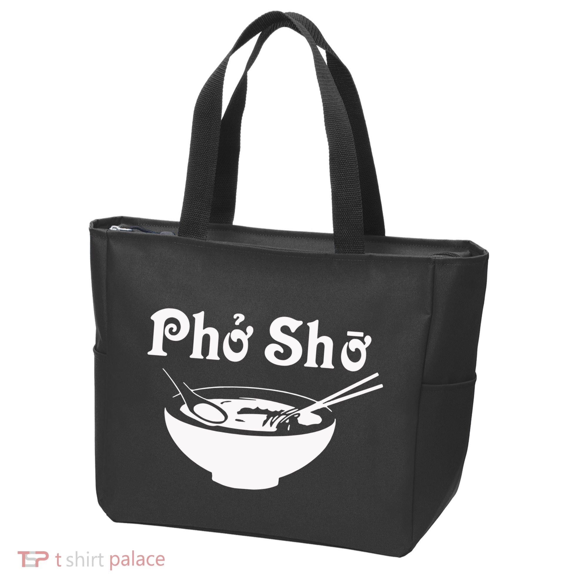 Pho Sho Present Foodie Soup Vietnamese Viet Asian Food Bow Tote Bag