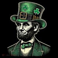 Patriotic St Patricks Day Irish Abraham Lincoln Funny Coffee Mug thumb 5