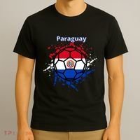 Paraguay Soccer Paraguayan Flag Futbol Fan Jersey T-Shirt thumb 3