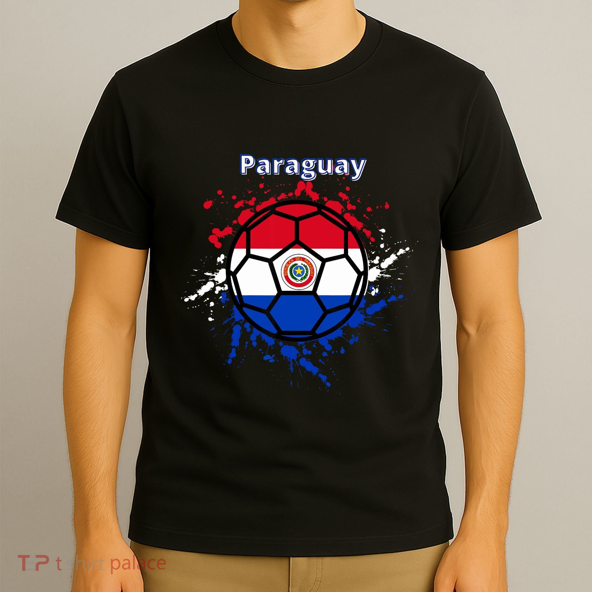 Paraguay Soccer Paraguayan Flag Futbol Fan Jersey T-Shirt