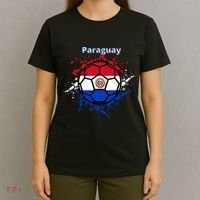 Paraguay Soccer Paraguayan Flag Futbol Fan Jersey T-Shirt thumb 4
