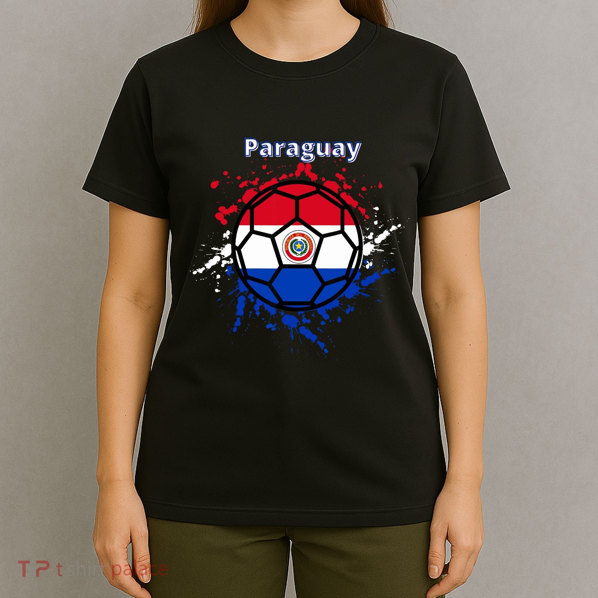 Paraguay Soccer Paraguayan Flag Futbol Fan Jersey T-Shirt