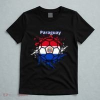 Paraguay Soccer Paraguayan Flag Futbol Fan Jersey T-Shirt thumb 5