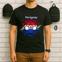 Paraguay Soccer Paraguayan Flag Futbol Fan Jersey T-Shirt thumb 6