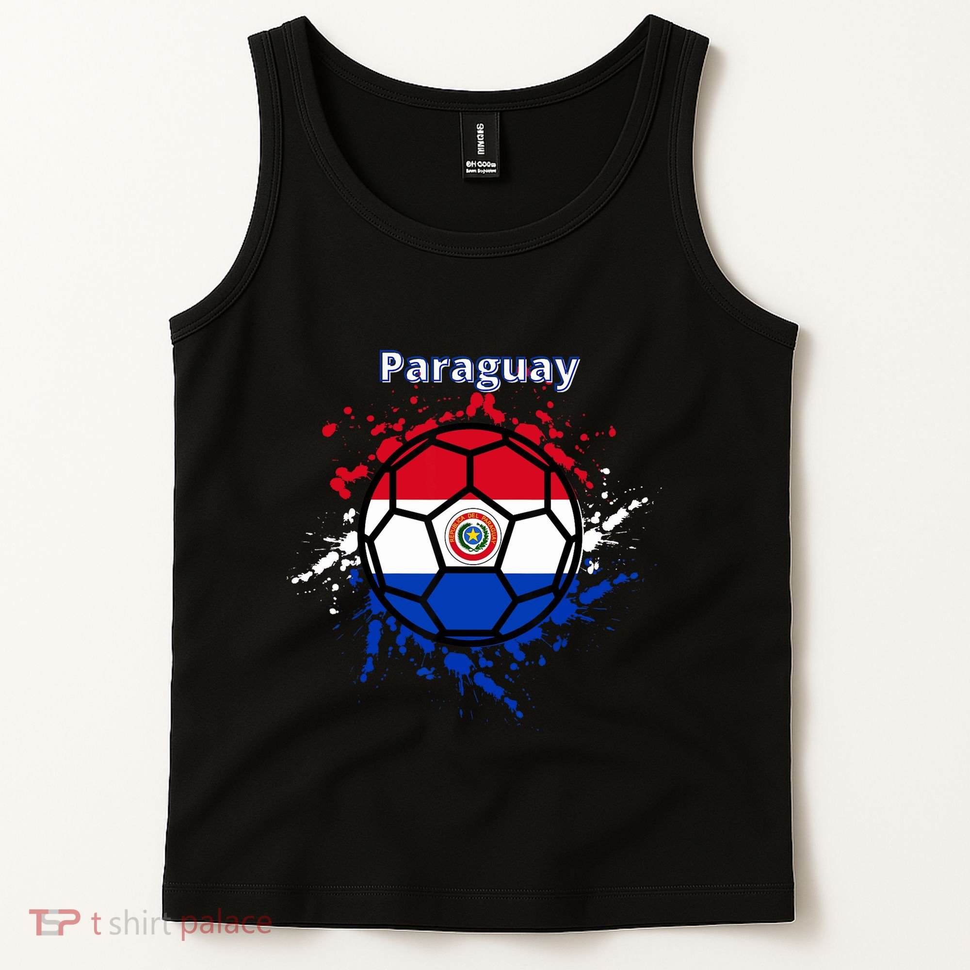 Paraguay Soccer Paraguayan Flag Futbol Fan Jersey Tank Top