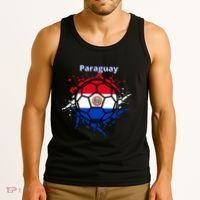Paraguay Soccer Paraguayan Flag Futbol Fan Jersey Tank Top thumb 3