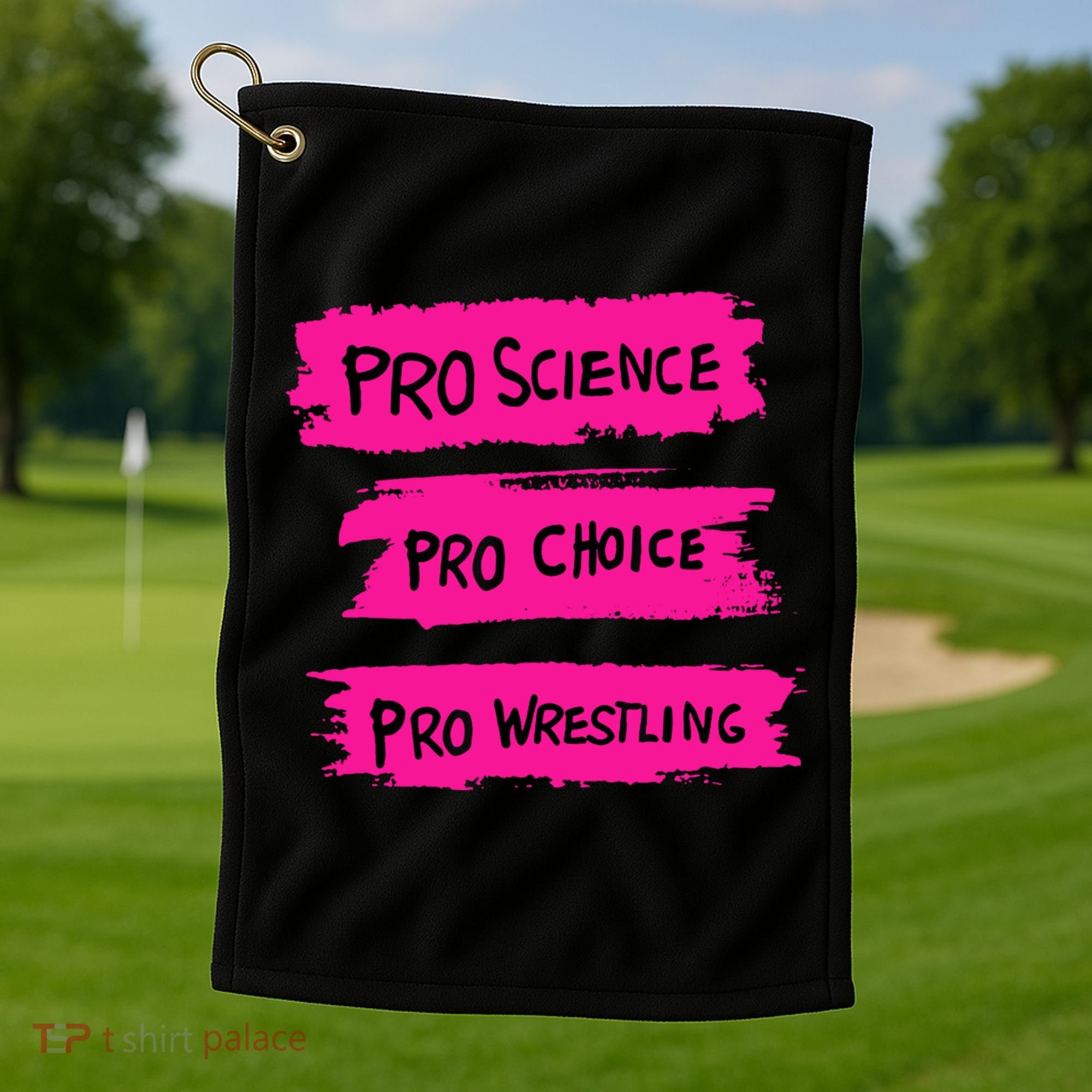 Pro Science Pro Choice Pro Wrestling Golf Towel