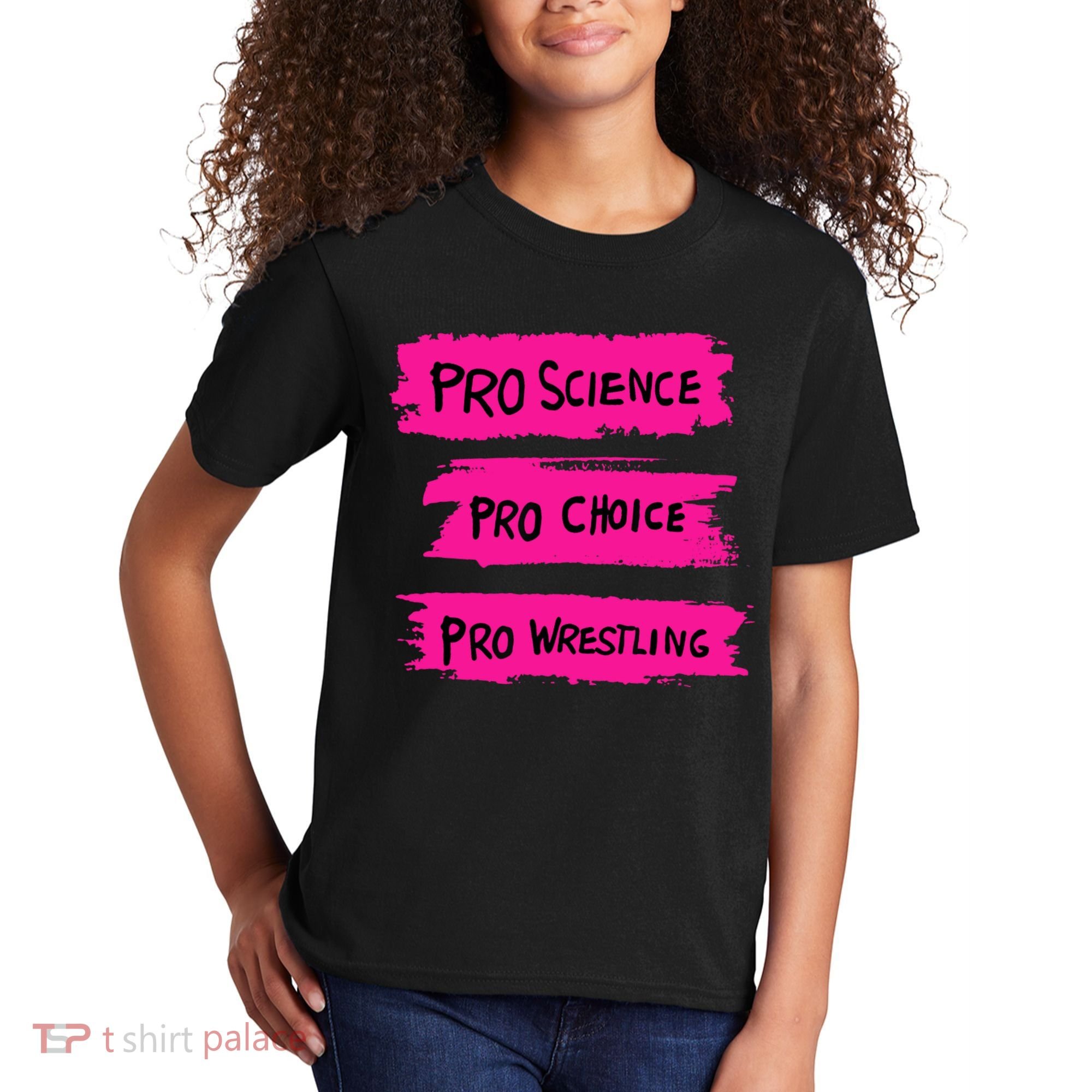 Pro Science Pro Choice Pro Wrestling Kids T-Shirt
