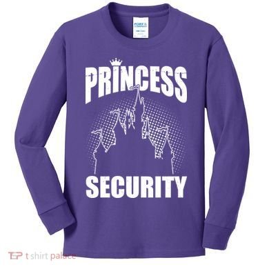 Princess Security Kids Long Sleeve Shirt