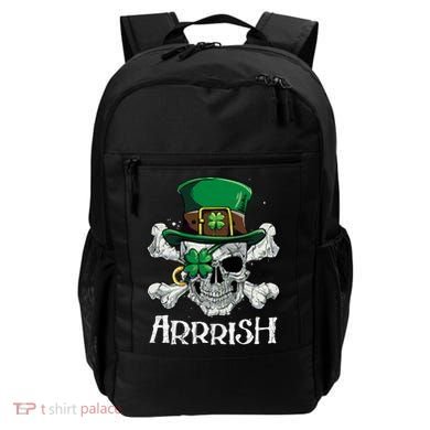 Pirate St Patricks Day Arrrish Leprechaun Backpack