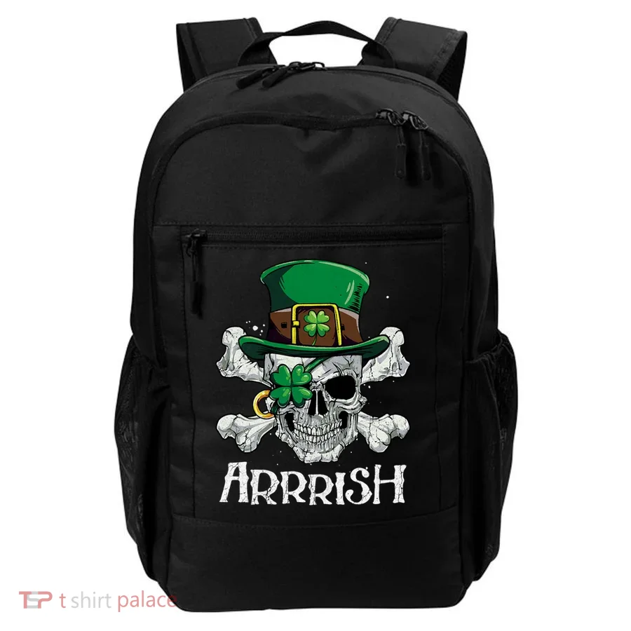 Pirate St Patricks Day Arrrish Leprechaun Backpack