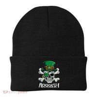 Pirate St Patricks Day Arrrish Leprechaun Beanie thumb 0