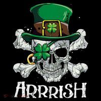 Pirate St Patricks Day Arrrish Leprechaun Women's Tank Top thumb 5