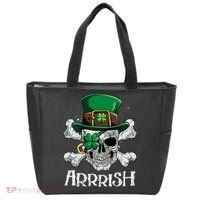 Pirate St Patricks Day Arrrish Leprechaun Tote Bag thumb 0