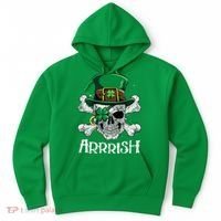 Pirate St Patricks Day Arrrish Leprechaun Hoodie thumb 0