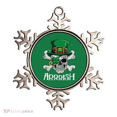Pirate St Patricks Day Arrrish Leprechaun Ornament
