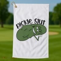 pickle slut  Golf Towel thumb 1