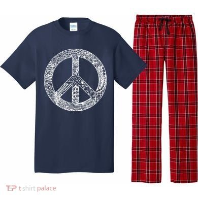 Peace Symbol Pajama Set