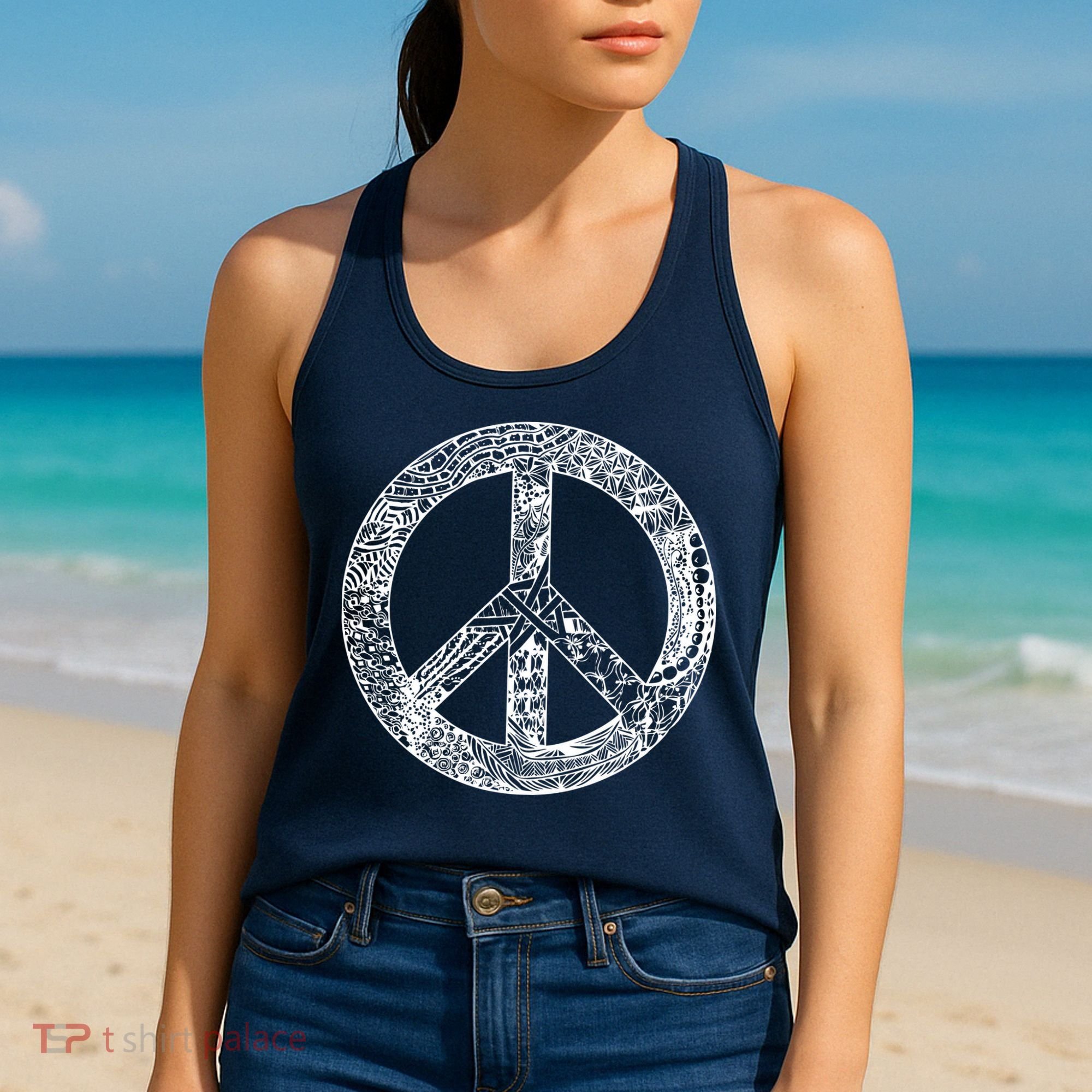 Peace Symbol Women's Tank Top