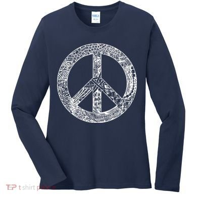 Peace Symbol Women's Long Sleeve Shirt