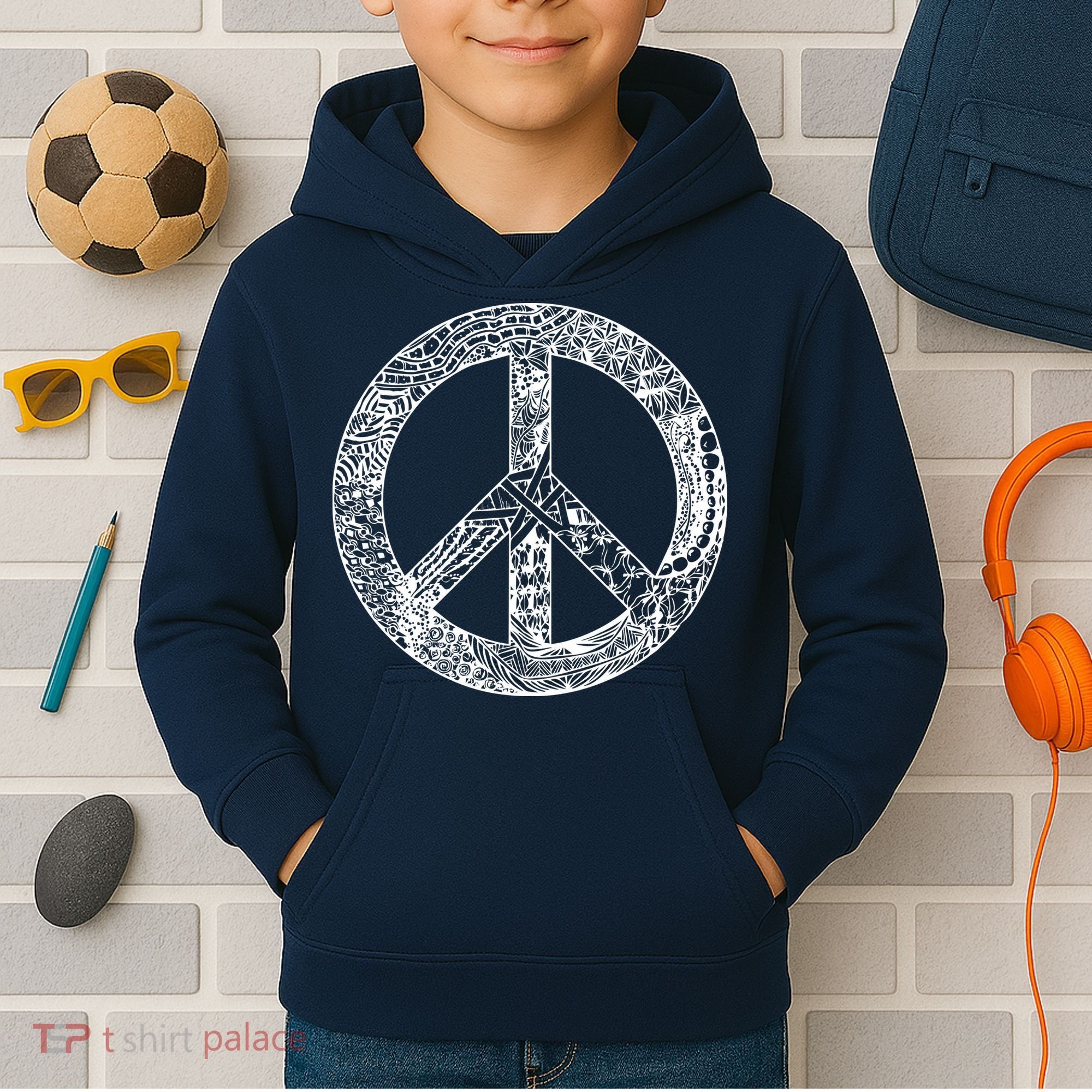 Peace Symbol Kids Hoodie