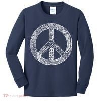 Peace Symbol Kids Long Sleeve Shirt thumb 0