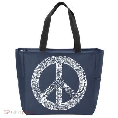 Peace Symbol Tote Bag