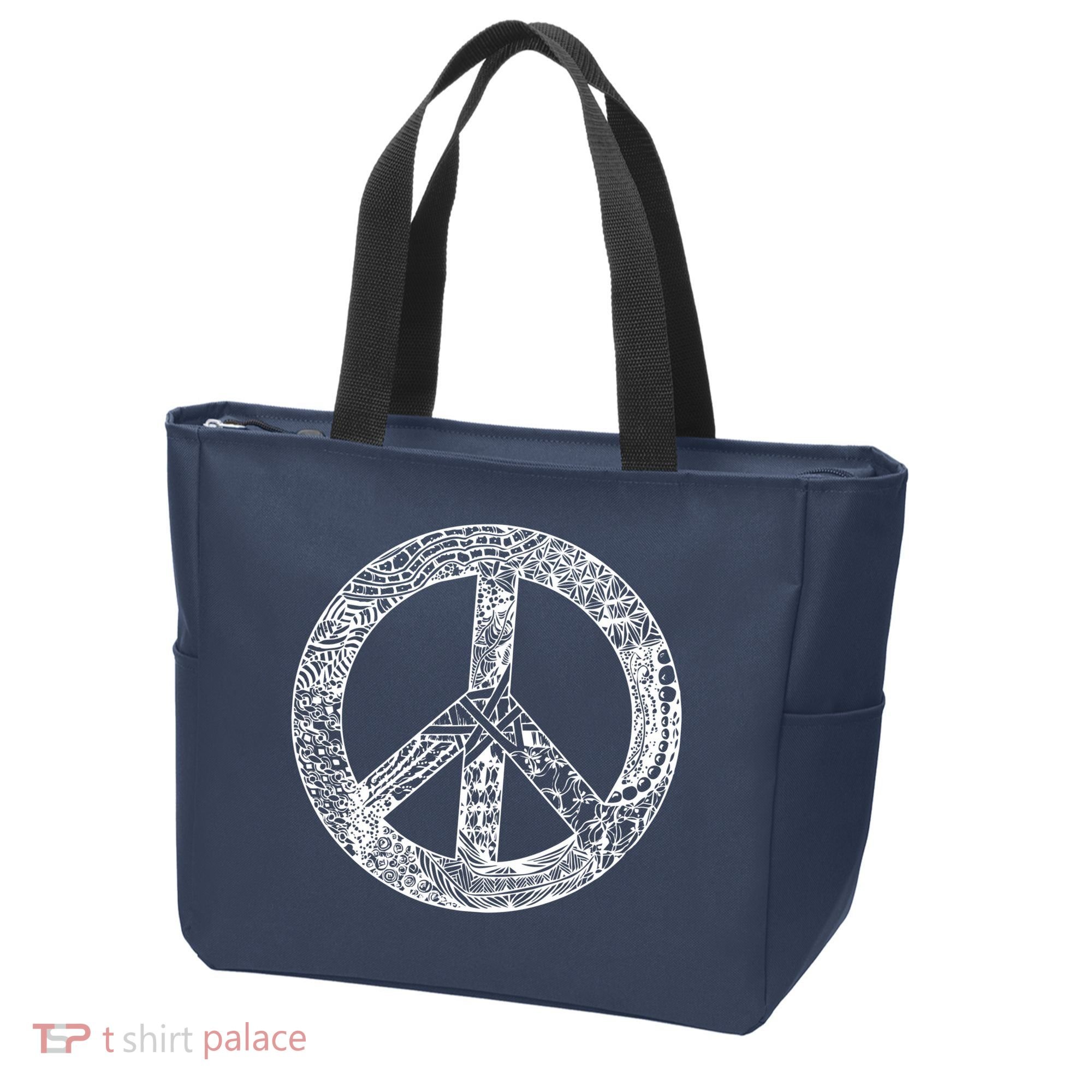 Peace Symbol Tote Bag