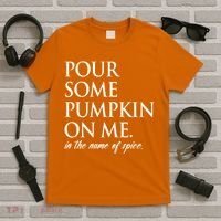 Pour Some Pumpkin On Me In The Name Of Spice Funny Fall T-Shirt thumb 5