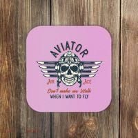 Pilot Skull Coaster thumb 0