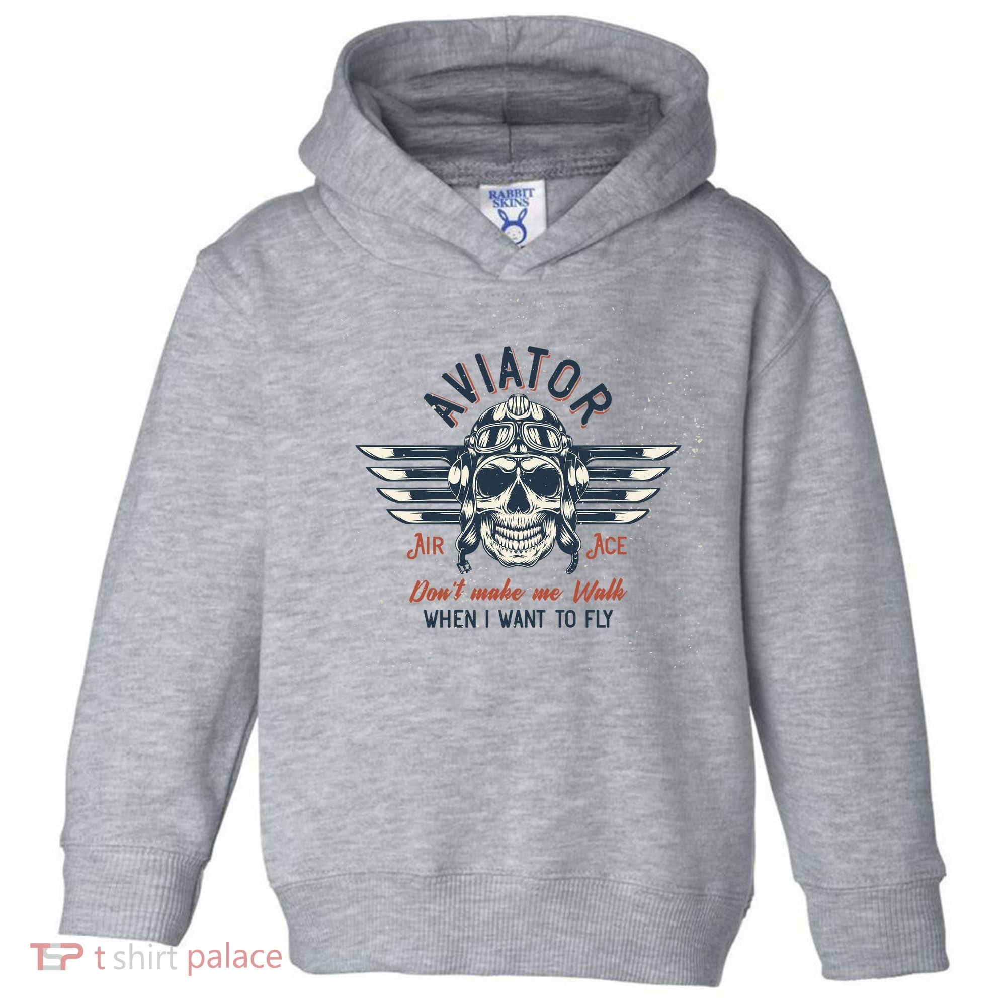 Pilot Skull Toddler Hoodie