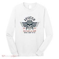 Pilot Skull Long Sleeve Shirt thumb 0